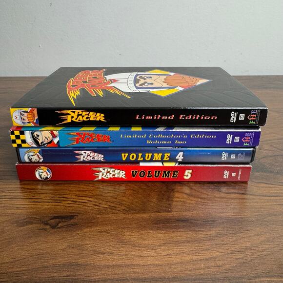 Speed Racer Collectors Edition Volume 1 2 4 5 DVD Lot - Picture 3 of 6